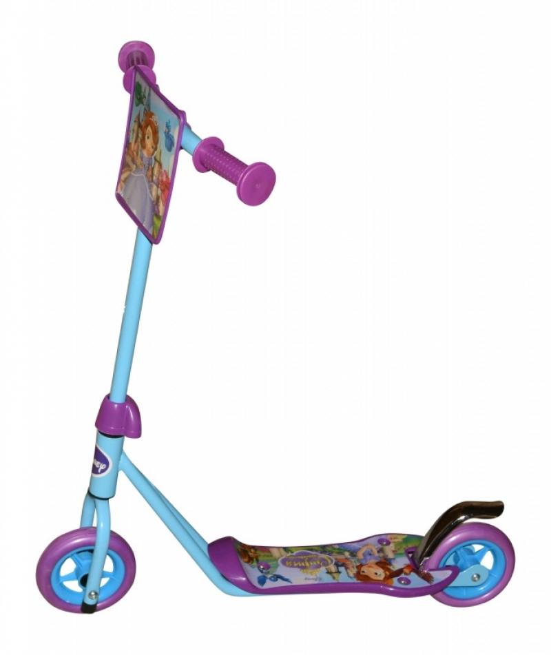 

Самокат двухколёсный 1TOY Disney: София Прекрасная голубой 8887856584135