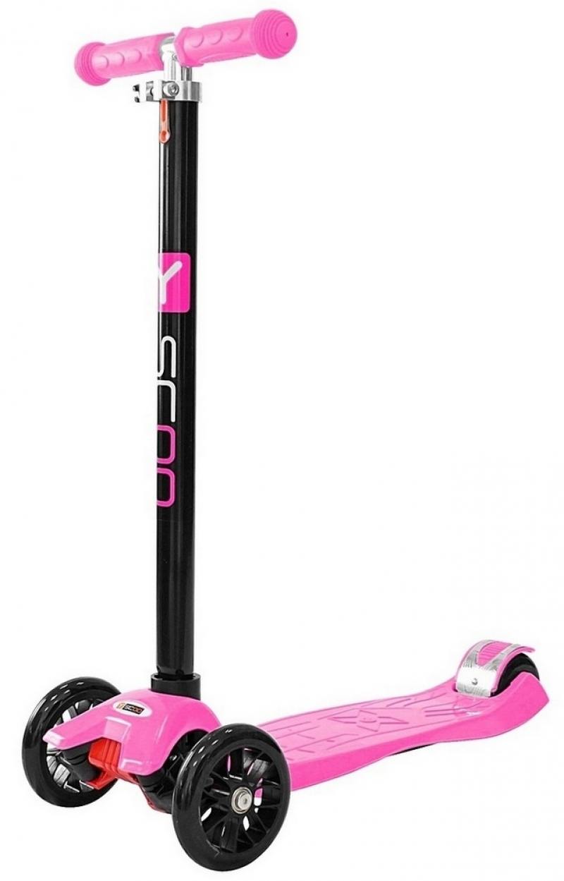 

Самокат трехколёсный Y-SCOO maxi A-20 Simple 5"/3" розовый