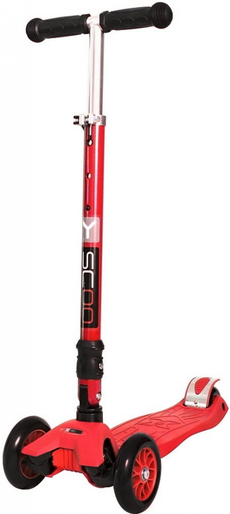 

Самокат трехколесный Y-SCOO 35 MAXI FIX Simple red