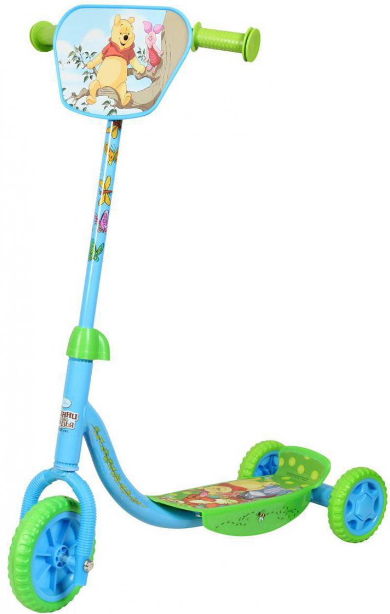 

Самокат трехколесный Disney Винни-Пух, EVA 6"/4", декор.панель Т58423