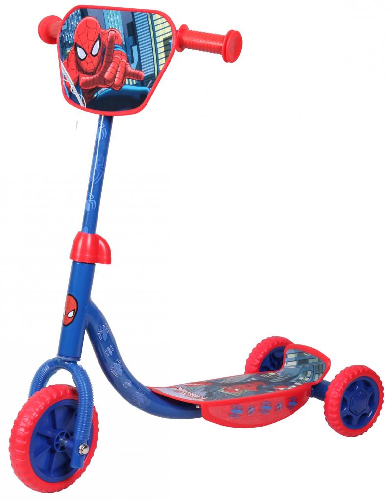 

Самокат трехколёсный 1TOY Marvel Spider-Man EVA 6"/4", декор.панель