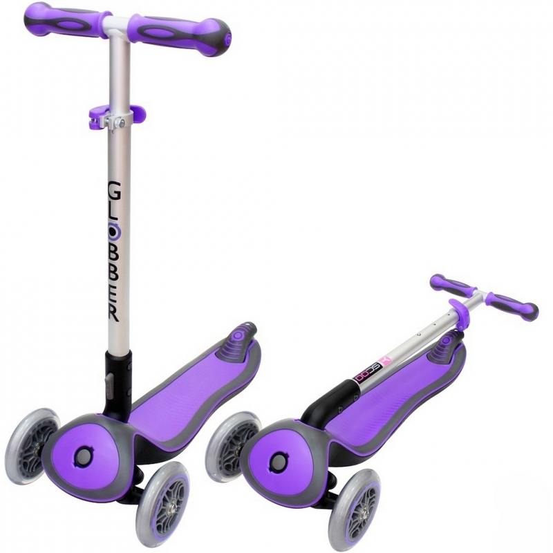 

Самокат трехколёсный GLOBBER ELITE S My Free Fold up PURPLE 446-103