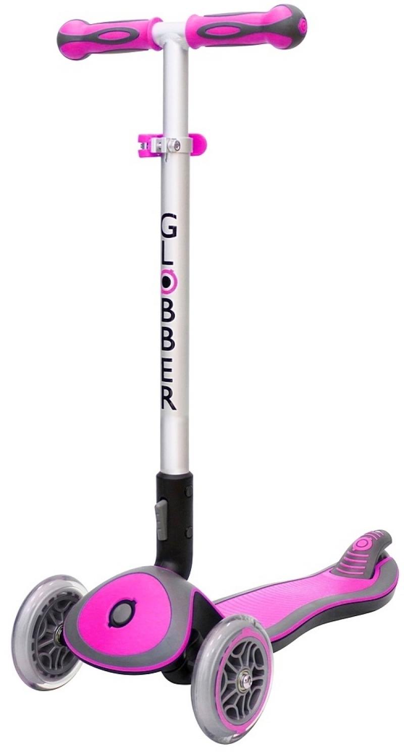 

Самокат трехколёсный GLOBBER ELITE S My Free Fold up DEEP PINK 446-110