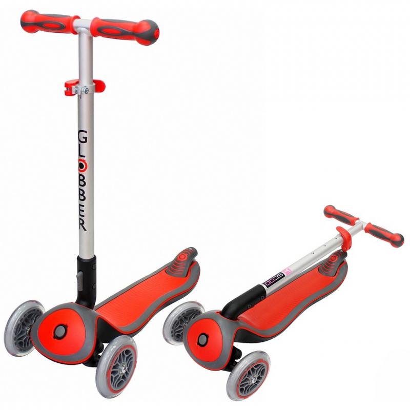 

Самокат трехколёсный GLOBBER ELITE S My Free Fold up RED 446-102