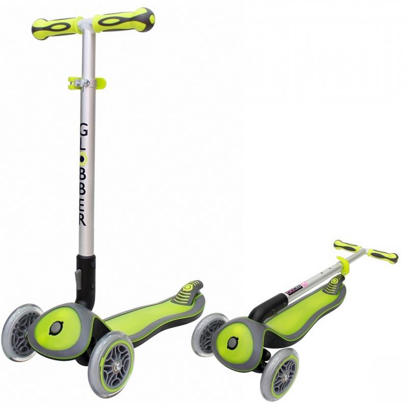 

Самокат трехколёсный GLOBBER ELITE S My Free Fold up GREEN 446-106