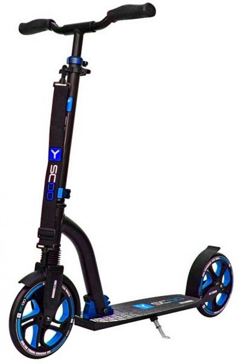 

Самокат двухколёсный Y-SCOO RT 215 MONTEREY с 2 амортизаторами blue/black