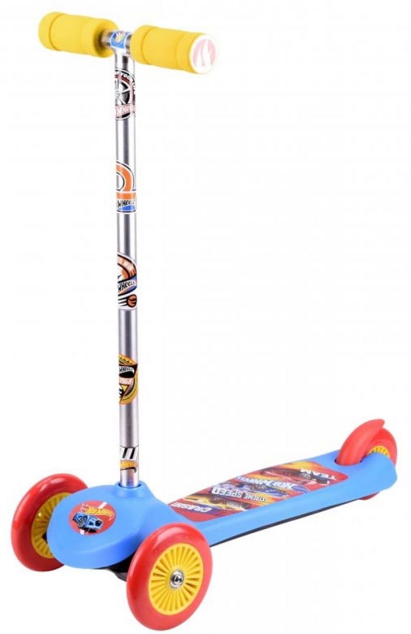 

Самокат трехколёсный 1TOY Hot Wheels упр.наклоном Т59542