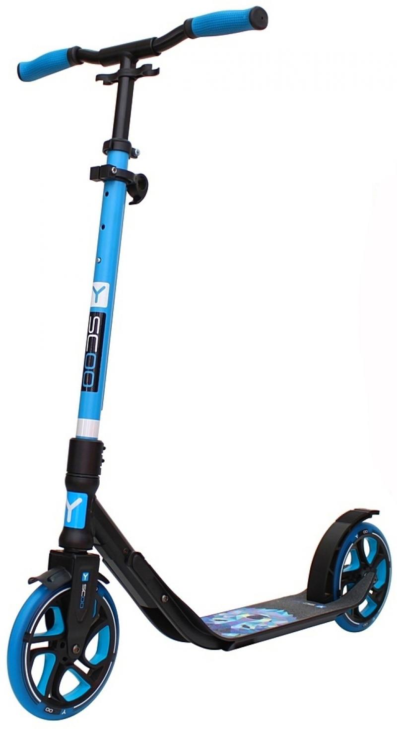 

Самокат двухколёсный Y-SCOO RT 215 ONE&ONE blue (2 дизайна в 1 самокате)