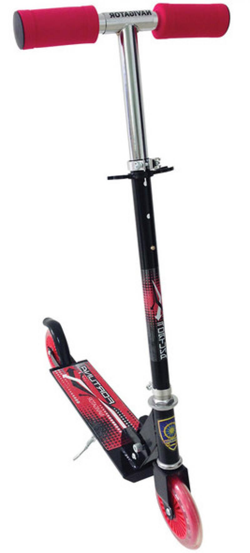 

Самокат двухколёсный Навигатор Fortuna 12" чёрный-красный