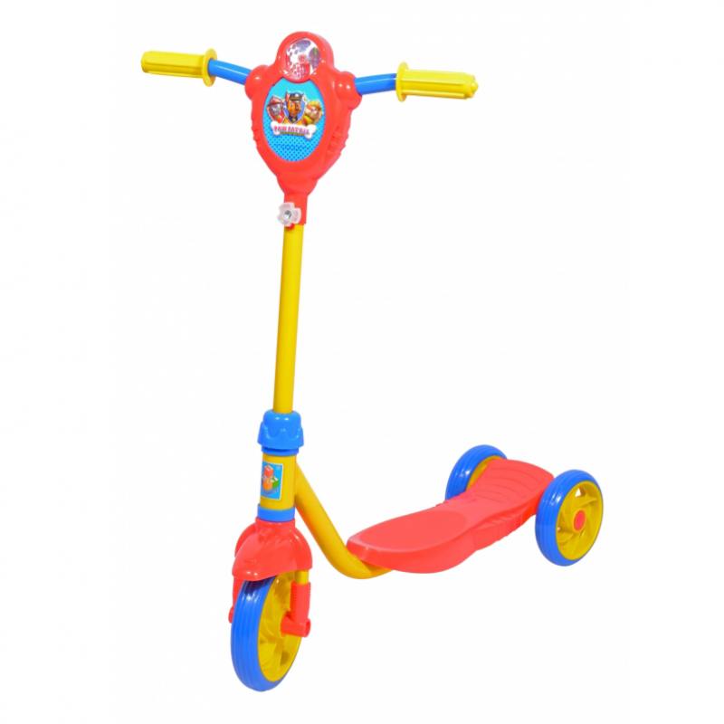 

Самокат трехколёсный 1TOY Щенячий патруль, 6"/5"вент.,рельеф.рис.