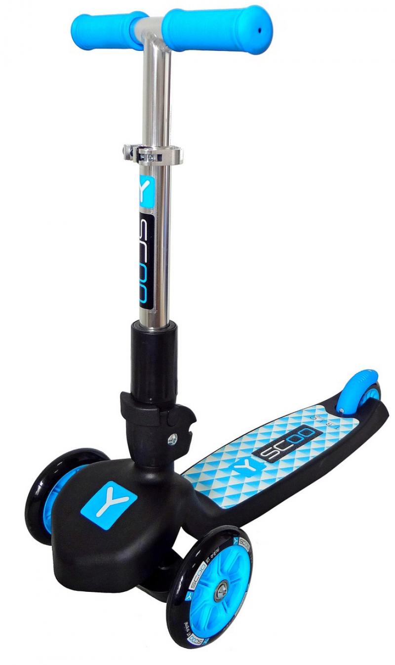 

Самокат трехколёсный Y-SCOO TRIO MAXI 120 blue