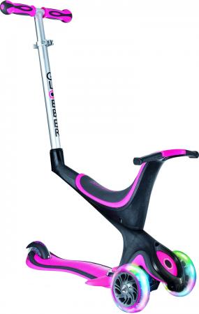 

Самокат трехколёсный Globber EVO 5 in 1 с 3 4*/3* розовый