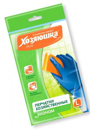 

Перчатки латексные эконом Хозяюшка Мила L 17020