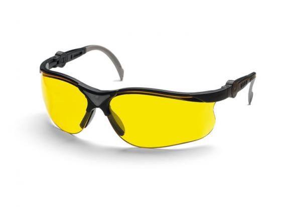 

Очки защитные HUSQVARNA Yellow X 5449637-02 жёлтые линзы стойкие к царапинам
