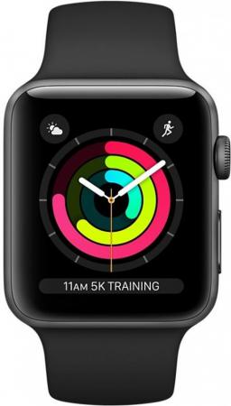 

Смарт-часы Apple Watch S3 38mm Gray Alu Black sport