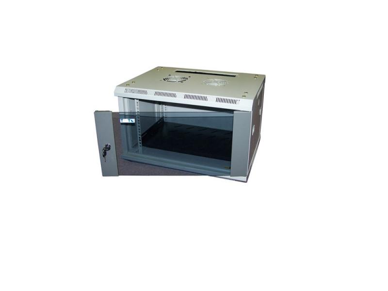 

Шкаф настенный 12U Lanmaster TWT-CBWL-12U-6X4 600x450mm стеклянная дверь