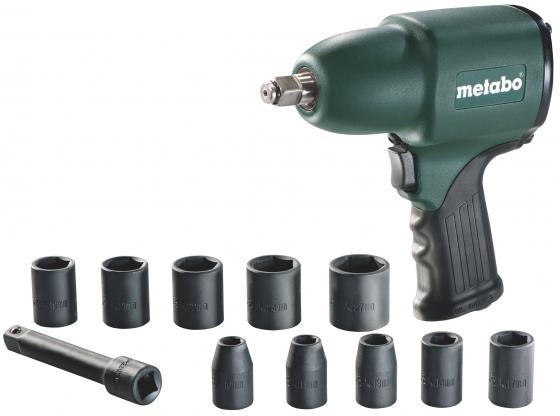 

Пневмогайковерт Metabo DSSW 360 Set 1/2" +10 головок кейс 604118500