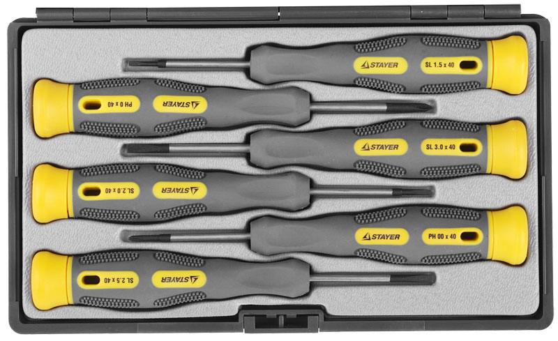 

Набор отверточный Stayer PRECISION 6шт 25826-H6 G