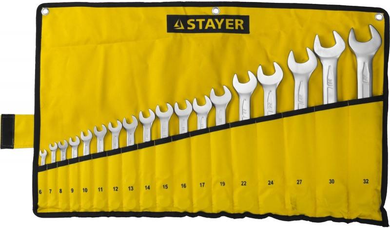 

Набор ключей Stayer Profi 18шт 27081-H18