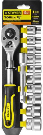 

Набор торцовых головок Stayer Standard 12шт 27750-H12