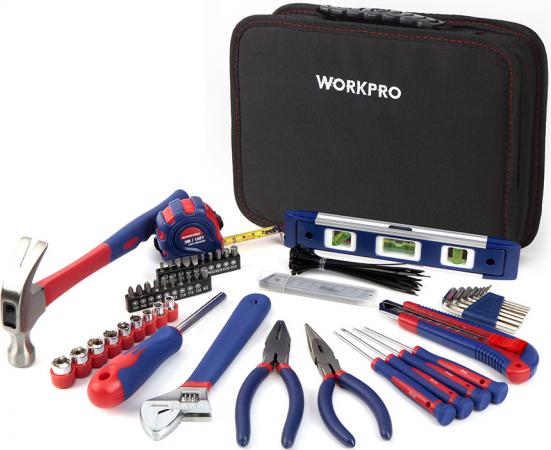 

Набор инструментов WORKPRO W009021 для дома в сумке 100предметов
