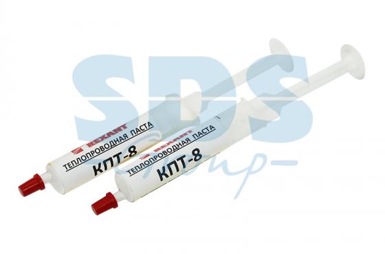 

Паста теплопроводная КПТ-8 5мл (шприц) REXANT
