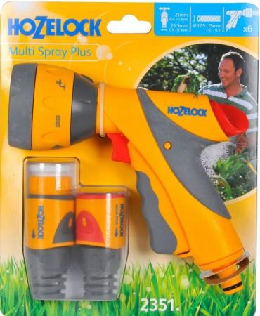 

Начальный набор для полива HOZELOCK 2351 Multi Spray Plus Пистолет-распылитель, коннекторы 6 шт.