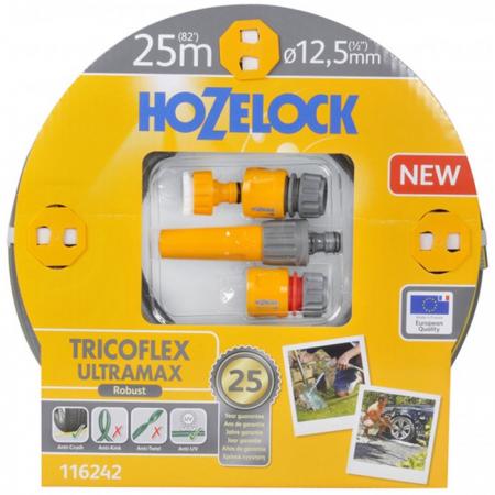 

Набор HOZELOCK 116242 TRICOFLEX ULTRAMAX STARTER SET ДЛЯ ПОЛИВА 12.5 MM 25 M