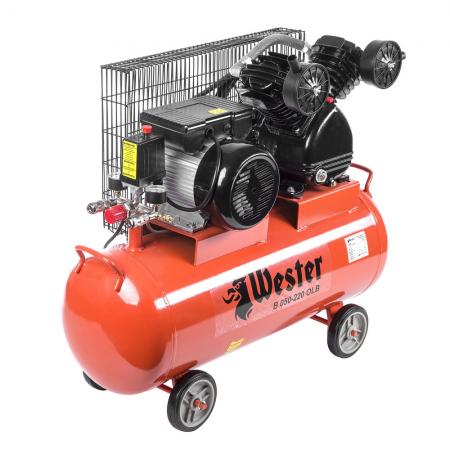 

Компрессор WESTER B 050-220 OLB 2200Вт 351л/мин 8Бар ресивер 50л, ременной, масляный
