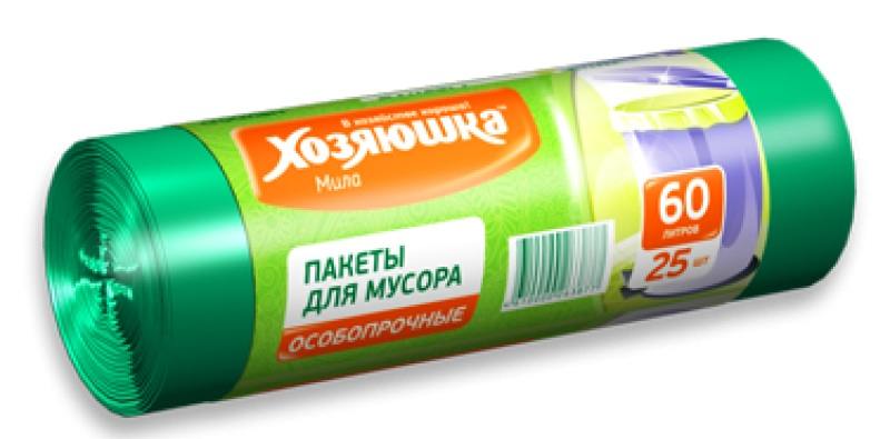 

Пакеты для мусора Хозяюшка Мила 07007