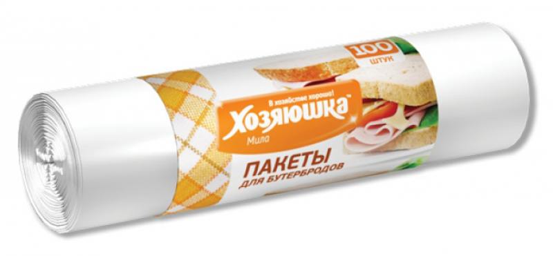 

Пакеты для бутербродов Хозяюшка Мила 09013