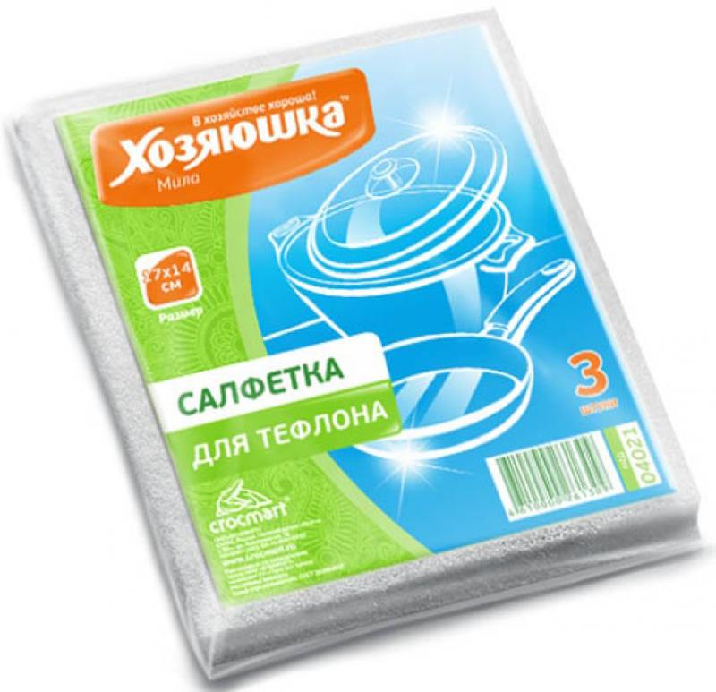 

Салфетка для тефлона Хозяюшка Мила 04021