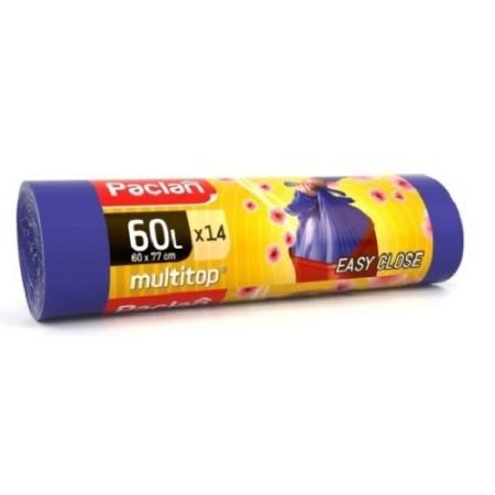 

Paclan Мешки для мусора с ушками Multitop Aroma 60л 14 шт