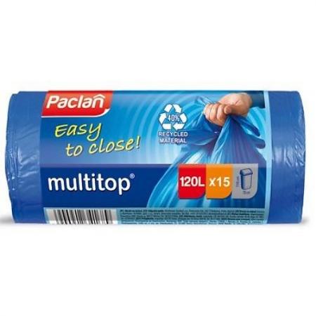 

PACLAN Мешки для мусора MULTI-TOP 120л 15шт