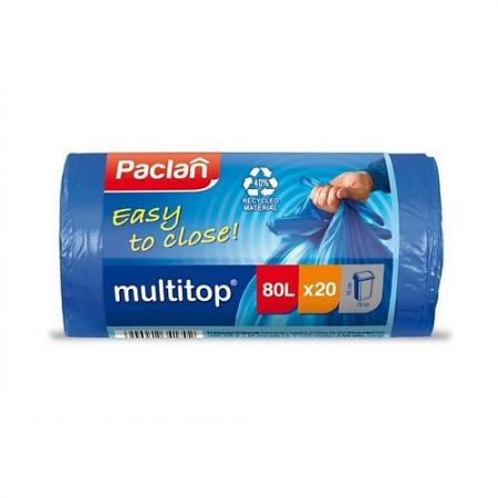 

PACLAN Мешки для мусора синие CLASSIC 80л 20шт