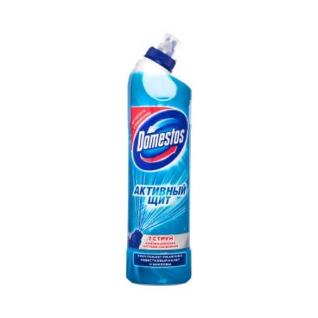 

DOMESTOS Чистящее средство для унитаза Активный щит Свежесть океана 750мл