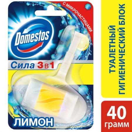

DOMESTOS Гигиенический блок для унитаза Лимон 40г