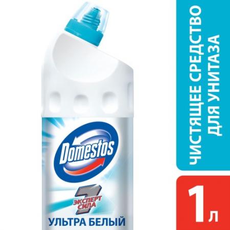 

DOMESTOS Средство чистящее для унитаза Ультра Белый 1л