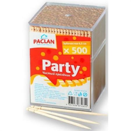 

PACLAN Party Зубочистка дерев 500 шт. в пласт диспенсере