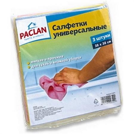 

PACLAN Салфетки для чистки Practi нетканное полотно 38*38см 3шт