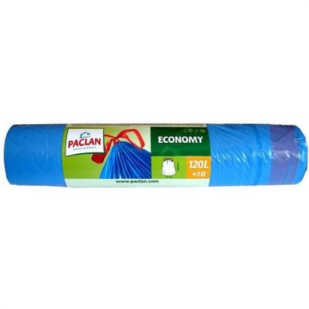 

PACLAN Меш. для мус. с тесьмой ECO LINE 120л 10шт.
