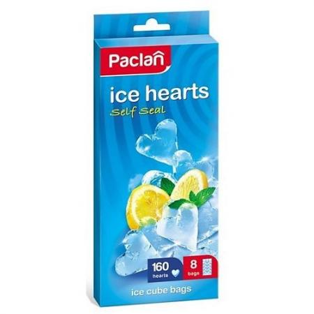 

PACLAN Мешочки для льда сердечки 8х20шт