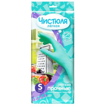 

ЧИСТЮЛЯ ЛЕГКАЯ Перчатки хозяйственные легкие прочные S