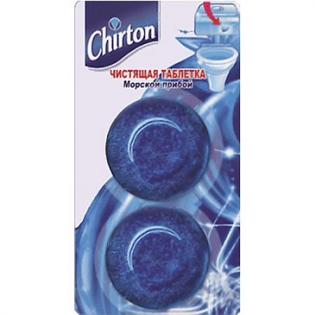 

CHIRTON Чистящие Таблетки для унитаза Морской прибой 50г*2
