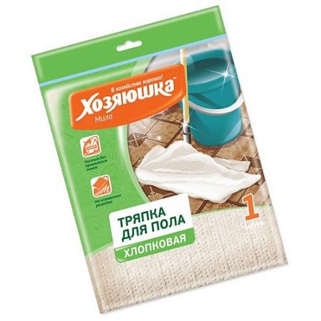 

ХОЗЯЮШКА Мила Тряпка для пола хлопок белая 80х100см Т-03 1шт