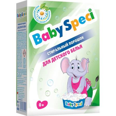 

BABY SPECI Порошок для стирки детского белья в коробке 0,5кг