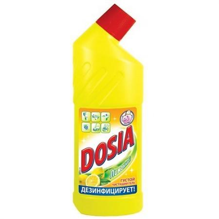

DOSIA Гель Чистящий для сантехники с дезинфицирующим и отбеливающим эффектом Лимон 750мл