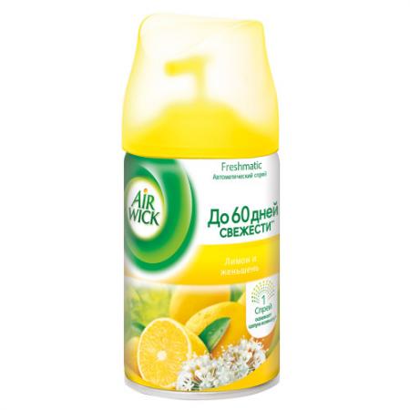 

AIRWICK FRESHMATIC Сменный баллон к автом.осв.возд. Лимон и женьшень 250 мл