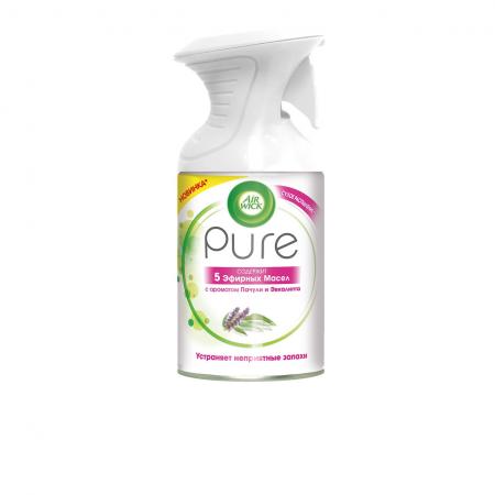 

Air Wick Pure Освежитель воздуха 5 Эфирных Масел с ароматом Пачули и Эвкалипта 250 мл