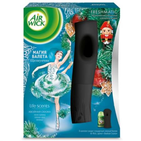 

AIRWICK FRESHMATIC Автом.аэрозол.осв.возд. в комплекте со сменным баллоном Хвойная сказка 250мл колл
